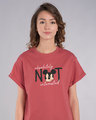 Shop Not Interested Boyfriend T-Shirt (DL)-Front
