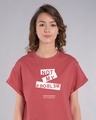 Shop Not My Problem Boyfriend T-Shirt-Front