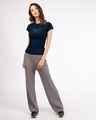Shop Women's Blue Not Ordinary Slim Fit T-shirt-Design