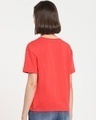 Shop Women's Red Not Ordinary Typography Boyfriend T-shirt-Design
