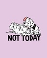 Shop Not Today Dalmations Round Neck 3/4th Sleeve T-Shirt (DL)-Full