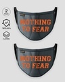Shop Nothing to Fear Everyday Printed Fasion Mask 2.0 Single-Front