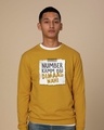 Shop Number Kamm Hai Fleece Light Sweatshirt-Front