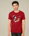 Shop O Teri Mickey Half Sleeve T-Shirt (DL)-Front