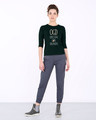 Shop Ocd About Chai Round Neck 3/4th Sleeve T-Shirt-Full