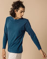 Shop Ocean Blue Full Sleeve T-Shirt-Design