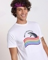 Shop Ocean Half Sleeve Basic T-Shirt-Front