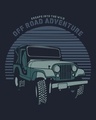 Shop Men's Blue Off Road Jeep Graphic Printed Sweatshirt-Full