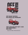 Shop Men's Grey Off Road Tactics Graphic Printed T-shirt