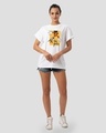 Shop Oh So Goofy Boyfriend T-Shirt (DL) White-Design
