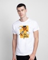 Shop Oh So Goofy Half Sleeve T-Shirt (DL) White-Front