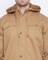Shop Men's Beige Cotton Utility Jacket