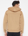 Shop Men's Beige Nylon Padded Jacket-Design
