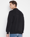 Shop Men's Black Cotton Fleece Sweatshirt-Design