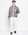 Shop Men's Grey Nylon Reversible Jacket