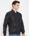 Shop Men's Grey Structured Nylon Reversible Jacket-Full
