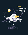 Shop Olaf-i Love Warm Hugs Boyfriend T-Shirt (FROZEN)-Full