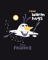 Shop Olaf-i Love Warm Hugs Half Sleeve T-Shirt (FROZEN)-Full