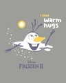 Shop Olaf-i Love Warm Hugs Scoop Neck Full Sleeve T-Shirt (FROZEN)-Full