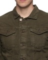 Shop Men's Green Denim Jacket