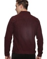 Shop Men's Maroon Denim Jacket-Design