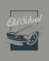 Shop Old School Wheel Half Sleeve T-Shirt