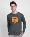 Shop Older & Wiser Full Sleeve T-Shirt-Front