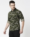 Shop Olive Camo Full Sleeve Shirt-Design