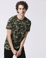 Shop Men's Olive Camo T-shirt-Design