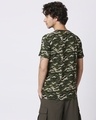 Shop Olive Camo Sleeve Color Block Camo T-Shirt-Full