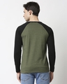 Shop Olive Green Full Sleeve Raglan T-Shirt-Full