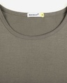 Shop Women's Olive 3/4th Sleeve Slim Fit T-shirt