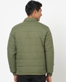 Shop Men's Olive & Orange Reversible Puffer Jacket-Design
