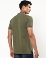 Shop Men's Olive Polo T-shirt-Design