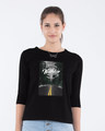 Shop On The Road Round Neck 3/4th Sleeve T-Shirt-Front