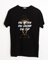 Shop One Cup Half Sleeve T-Shirt-Front