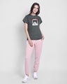 Shop One Love Dog Boyfriend T-Shirt-Nimbus Grey-Design