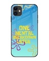 Shop One Mental Breakdown Premium Glass Cover for Apple iPhone 12-Front