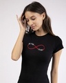 Shop One More Infinity Half Sleeve T-Shirt-Front