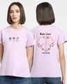 Shop Only Love Half Sleeve T-shirt-Front
