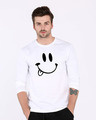 Shop Oops Smiley Full Sleeve T-Shirt-Front