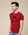 Shop Oops Smiley Half Sleeve T-Shirt-Design