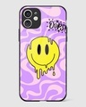 Shop Oops Smiley Y2K Premium Glass Case for Apple iPhone 11-Front