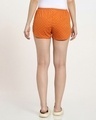 Shop Women's Orange All Over Printed Boxer Shorts-Design