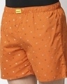 Shop Orange AOP Geometric Print E Boxers