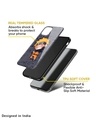 Shop Orange Chubby Premium Glass Case for Apple iPhone SE 2020 (Shock Proof, Scratch Resistant)-Design