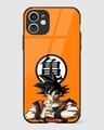 Shop Orange Goku Premium Glass Case for Apple iPhone 11-Front