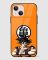 Shop Orange Goku Premium Glass Case for Apple iPhone 14 Plus-Front
