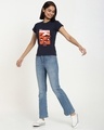 Shop Orange Hogwarts Slim Fit T-Shirt-Design