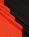 Shop Men's Orange & Black Color Block Relaxed Fit Vest